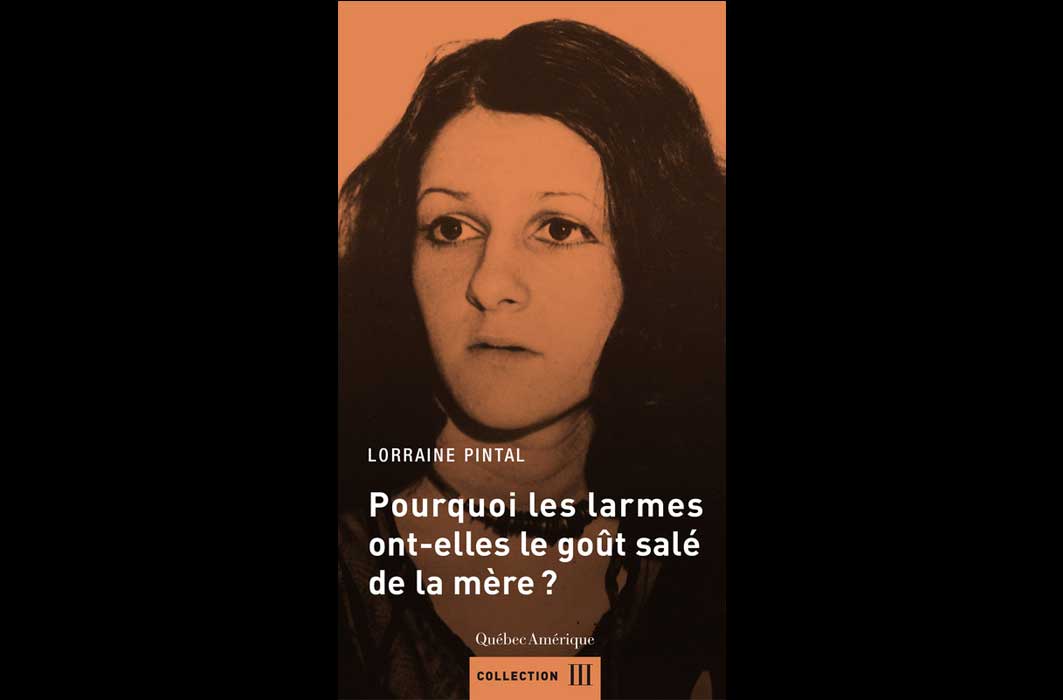 La couverture du roman de Lorraine Pintal.