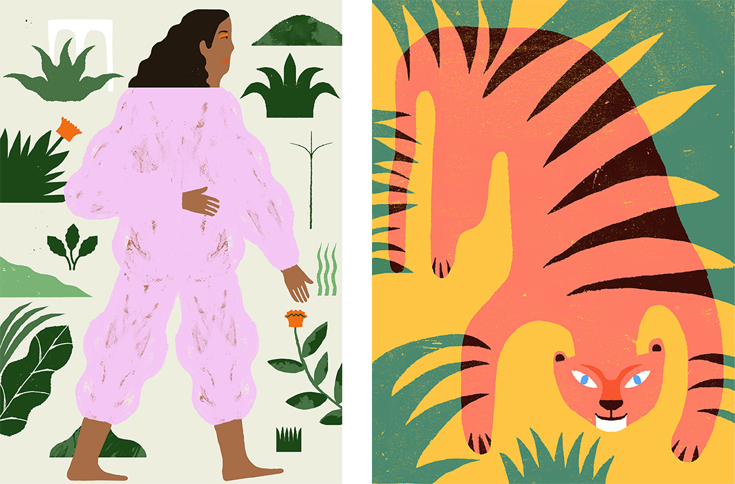 Solange, So Young Magazine et illustration tirée de la série La jungle, Amélie Lehoux