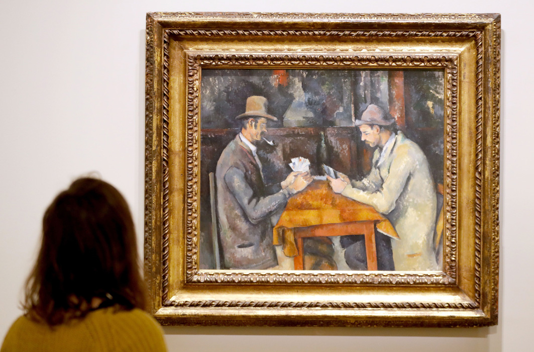 Les joueurs de cartes, de Paul Cézanne.