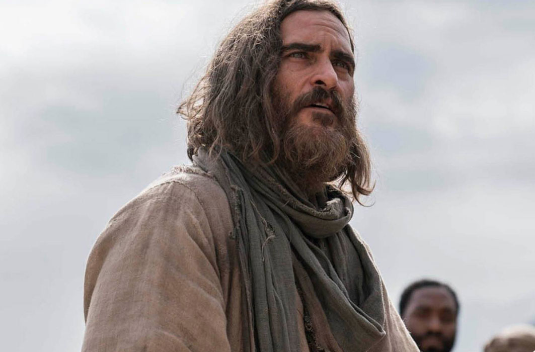 Joaquin Phoenix joue Jésus Christ dans le film Marie Madeleine (2018).