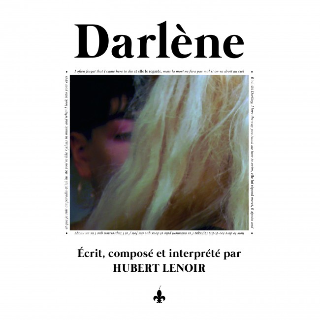 couverture album Darlène_Hubert Lenoir