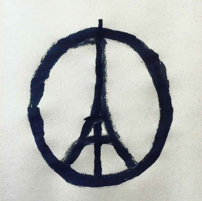 Peace-for-Paris©Twitter-Jean-Jullien