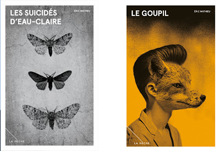 Les couvertures des romans Les suicidés d'Eau-Claire et Le Goupil