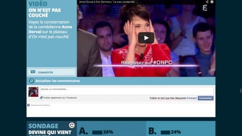 Expérience simultanée de C'est juste de la TV