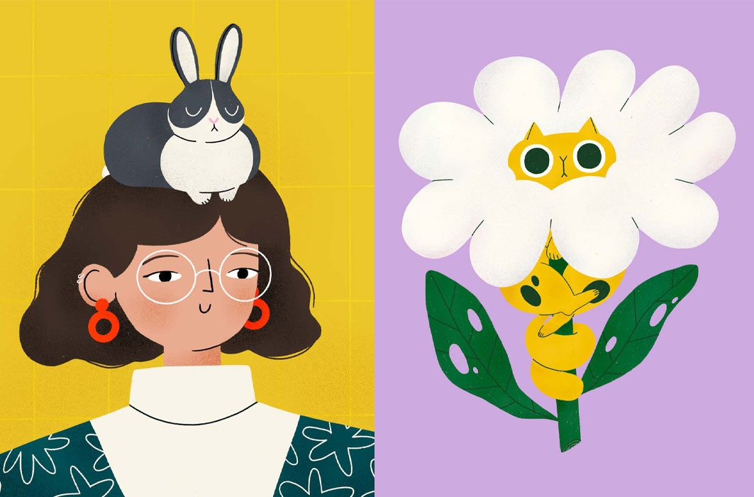 Stéphanie Savard, illustratrice: l’amour des chats et des plantes